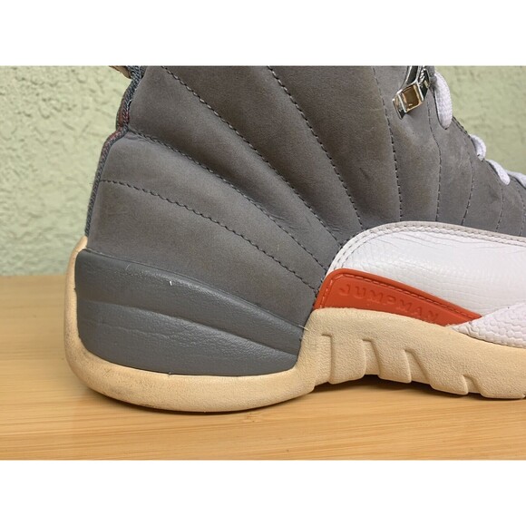Nike Air Jordan 12 XII Retro Cool Grey Team Orange‎ 130690-012 Size 10.5 main image 9